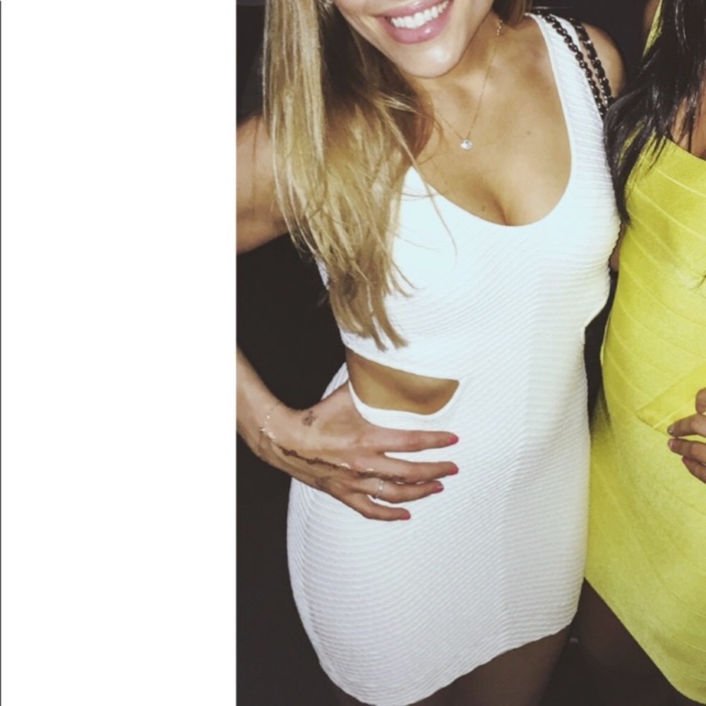 Bebe bodkin dress